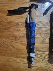 Equipeak Folding Trekking Poles – Blue – Aircraft Grade 7075 Aluminum – Size S