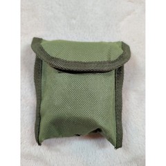 Military Prismatic Sighting Compass Olive Green Metal Hiking Survival Gear Pouch