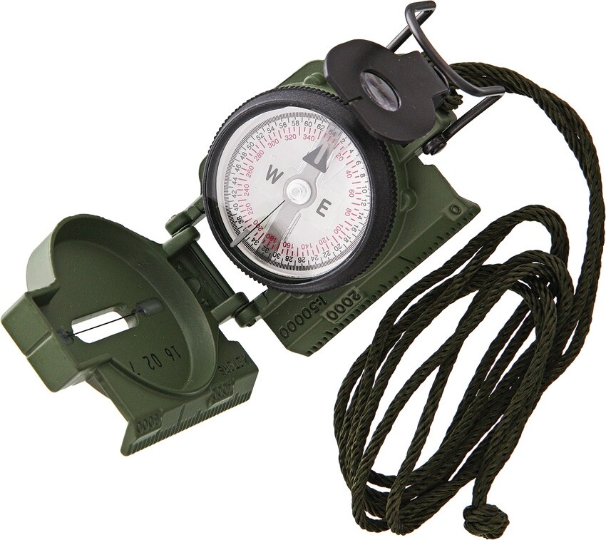 Cammenga CG27 Phosphorescent Lensatic Compass Olive Drab – Northern Hemisphere