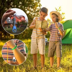Mini Compass for Kids Keychain – Colorful Outdoor Hiking Survival Tool