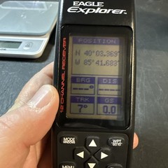 Eagle Explorer 12 Channel GPS Receiver Handheld LCD Screen Hunting Hiking Tested