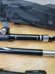 TREKKING POLES Collapsible Hiking Pole Sticks with Quick Lock Black By COVACURE