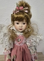 Artist doll porcelain doll 42 cm collector rarity Vintage