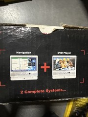 Initial GD-72 PreLoaded Large Screen Auto-routing GPS with DVD Player