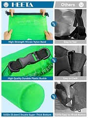 Dry Bag Waterproof for Women Men, 5L/10L/20L//40L Roll Top 30L Green