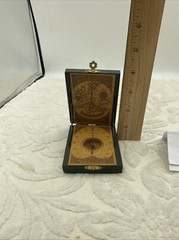 RARE Vintage Antique Solar Calendar Compass : Sundial -Villacor