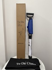 STEP2GOLD Ta-Da Chair Series 2, Portable Trekking Hiking Pole – 32.2” Blue