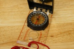 Vintage Camping Map Tool Touring Compass West Germany in Original Box