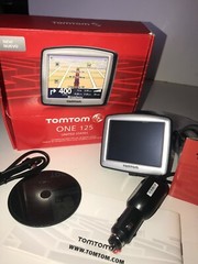 TomTom One 125. GPS ~ Open Box with the original box and manuals. see photos