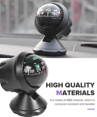Car Compass,Car Accessories Adjustible Compass for Cars,Universal Automotive Mou