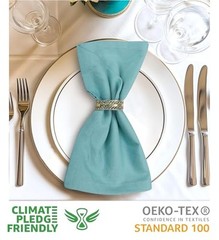 Easter Napkins Color Cloth Napkins (Set of 12) 20″ x 20″ (Set of 12) Aqua