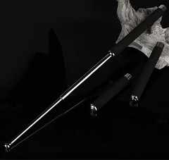 64cm Highest Grade Expandable Walking Stick with Rubber Handle & Nylon Bag US