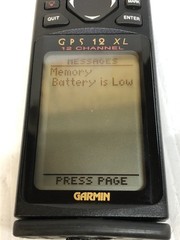 GARMIN GPS 12 XL HANDHELD LOCATION DEVICE TESTED WORKING NEEDS CALIBRATED RETRO