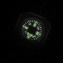 Sun Company Slip-On Wrist Compass – Easy-To-Read Compass for Watch Band