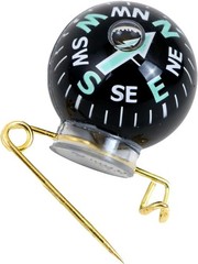 Coghlan’s Ball-Type Pin-On Compass Liquid Filled Luminous Arrow Survival Camp