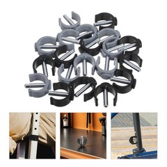 20 Pcs Walker Crutch Accessories Cane Shaped Buckles for Crutches
