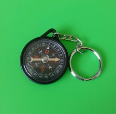 (20 PCS) Mini Compass with Chain Ring – USA Seller