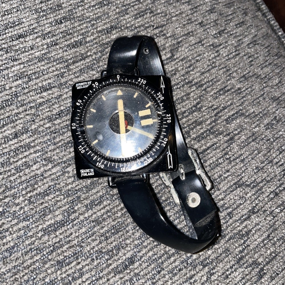 Vintage Suunto OY Helsinki Finland Wrist Compass Military Geodetic Tool