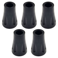 Enhanced Grip Trekking Pole Tip Cap Set 5pcs Boot Cover for Maximum Stability