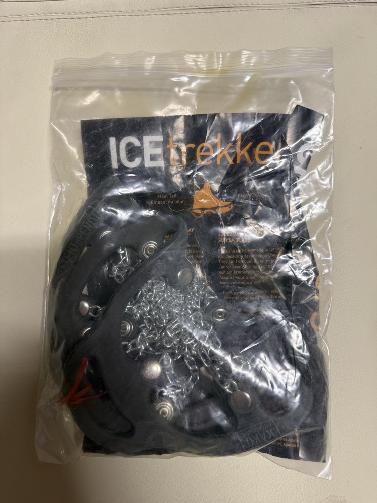 ICEtrekkers Chains XL Traction Device for Shoes Boots Snow and Ice