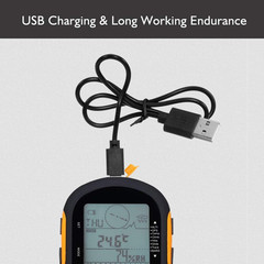 Multifunction Digital Altimeter, Waterproof Handheld GPS Navigator Tracker with
