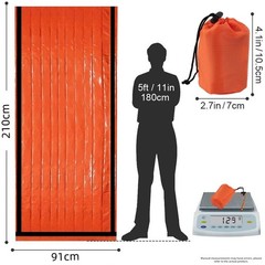 Portable Thermal Bag Whistle Included Spacious Storage Weather Protection