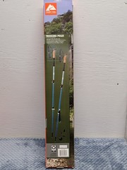Ozark Trail Lightweight Carbon Fiber Adjustable Quick Lock Trekking Poles
