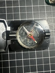 West Germany High End Compass Kompass Wilkie schwarz Germany vintage Rare