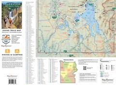 Yellowstone National Park GPS Hiking Trail Maps