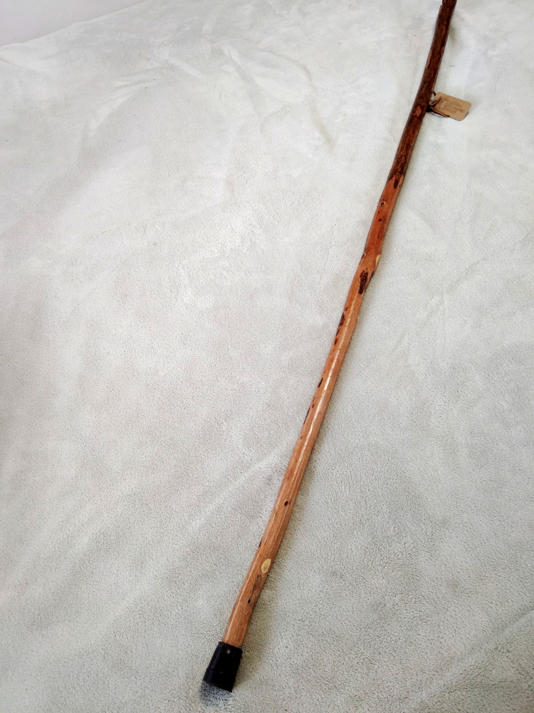 Vintage Hickory Walking Stick 54″ Rubber Tip National Geographic NEW 2000