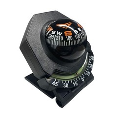 Car Compass, Car Dashboard Compass Ball with Slope Meter, Adjustable Night Vi…