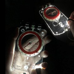 Multifunctional Waterproof For Compass with Mirror for Camping and Hiking