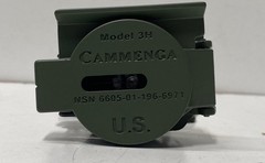 Cammenga Model 3H Military Lensatic Compass Tritium US GI OD Green with Pouch