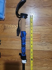Equipeak Folding Trekking Poles – Blue – Aircraft Grade 7075 Aluminum – Size S