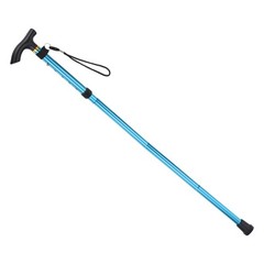 Trekking Poles, Collapsible Hiking Pole 33-37 Inch Folding Aluminum Alloy Blue