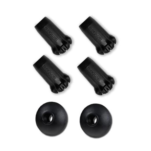 Trekking Pole Accessory Set – Bundle Tips for Concrete & 4Tips & 2Mud Baskets