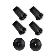 Trekking Pole Accessory Set – Bundle Tips for Concrete & 4Tips & 2Mud Baskets