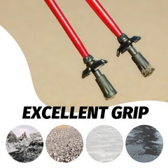 6 Pcs Walking Stick Caps Trekking Pole Tips Rubber Hiking Walking Stick Tips