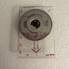 Vintage Silva Baseplate Map Magnetic Compass