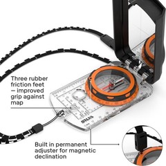 Robust Expedition S Compass with Global Needle – Lightweight & Waterproof Design
