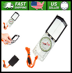 Sun Company ProSight Sighting Map Compass with Adjustable Declination –