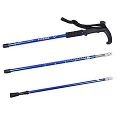 Walking Sticks Lightweight Trekking Poles T Anti-Slip Handle Design Adjustable