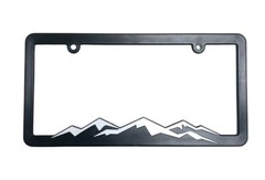OFF ROAD White-Cap Mountains License Plate Frame Bracket