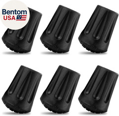 6 Pcs Hiking Pole Tips Hiking Accessories – Cane Rubber Tips Replacement Hiking