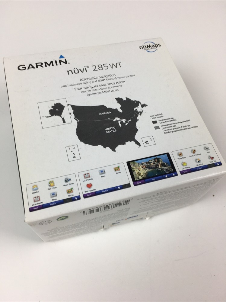Garmin nuvi 285WL 4.3 inch Portable Vehicle GPS – no bracket