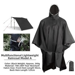 Jungle Exploration 3-in-1 Outdoor Jacket Multifunctional Raincoat For Cycling
