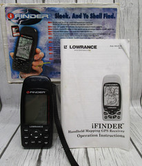 LOWRANCE iFINDER 12 Channel Receiver GPS in Box w/ Manual – Tested Working