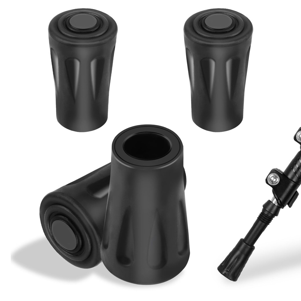 Nordic Walking Poles Rubber Bumpers 4 Pack, Rubber Bumpers for Hiking Poles, Wall…