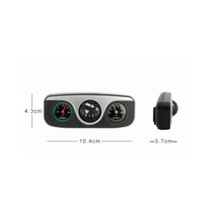 3 in1 Car Dashboard Thermometer Navigation Compass Ball for Boat Marine Truck