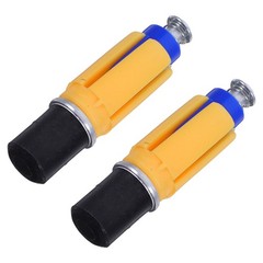 2 Pcs Walking Stick Accessories Hiking Tip Expansion Tube Cane Fitting Trekking